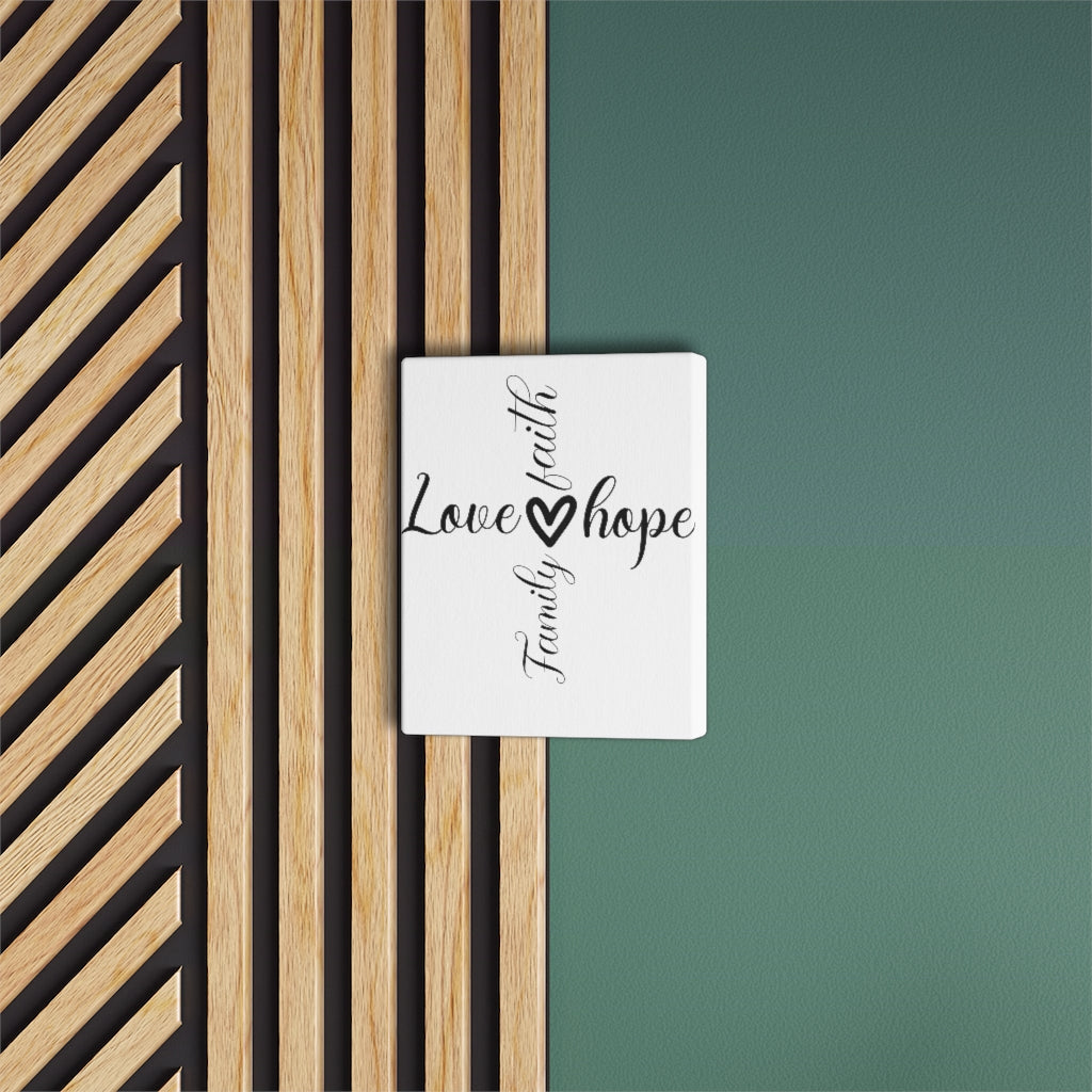 Love/Hope Satin Canvas