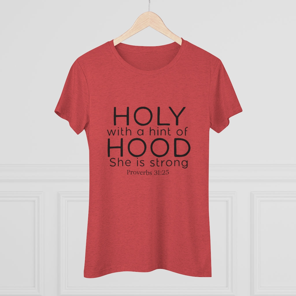 Holy W/ Hood Tee