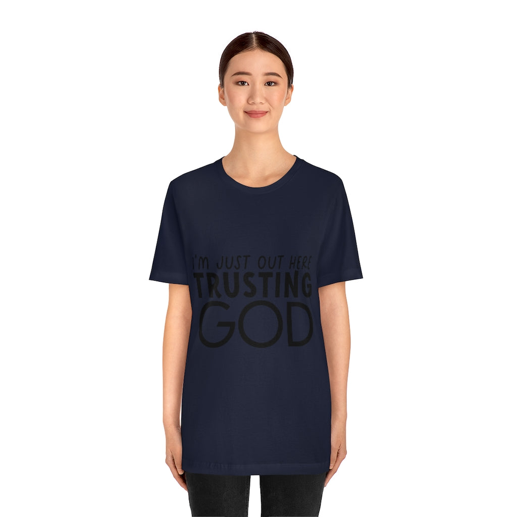 Trusting God Unisex Jersey Short Sleeve Tee
