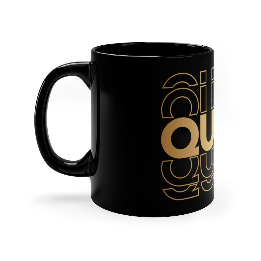 Queen Black Mug