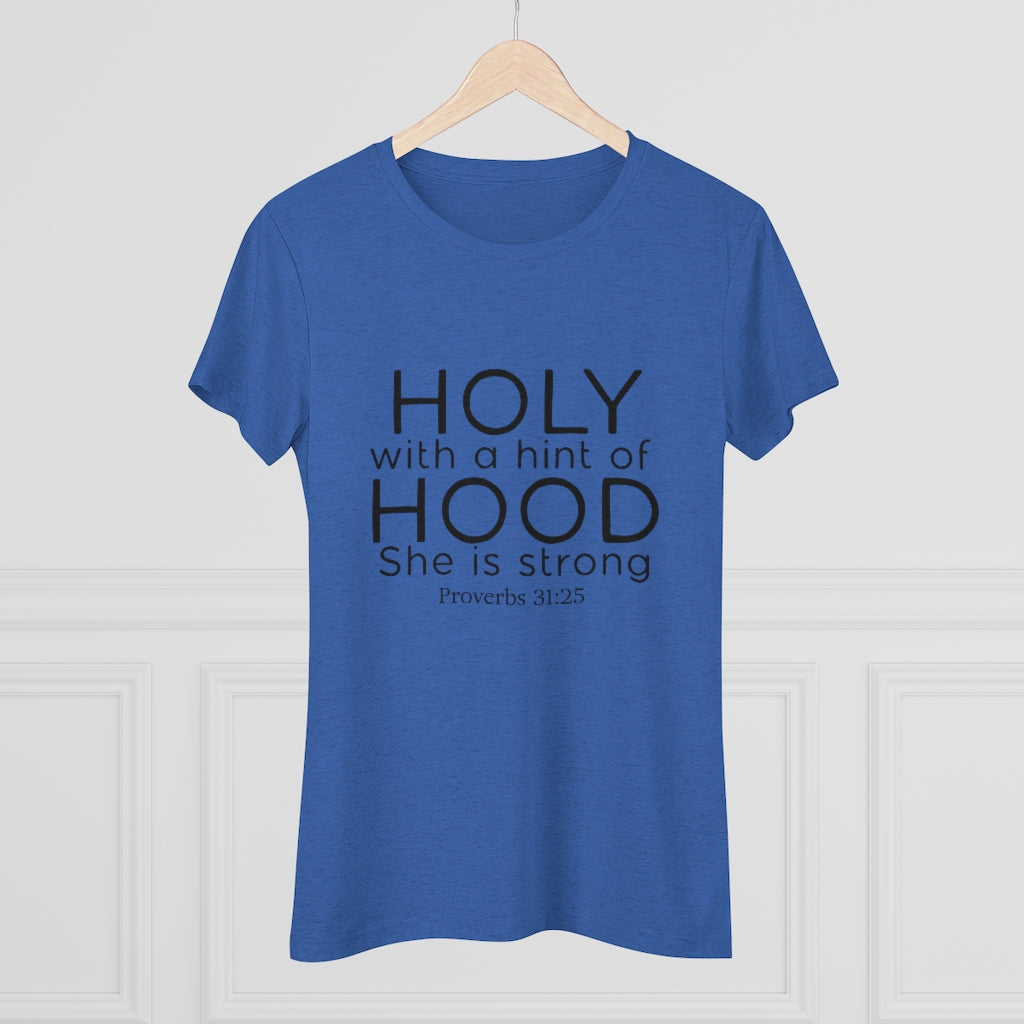 Holy W/ Hood Tee