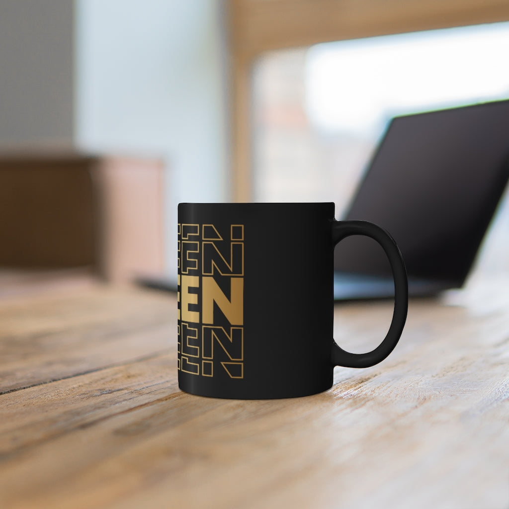 Queen Black Mug