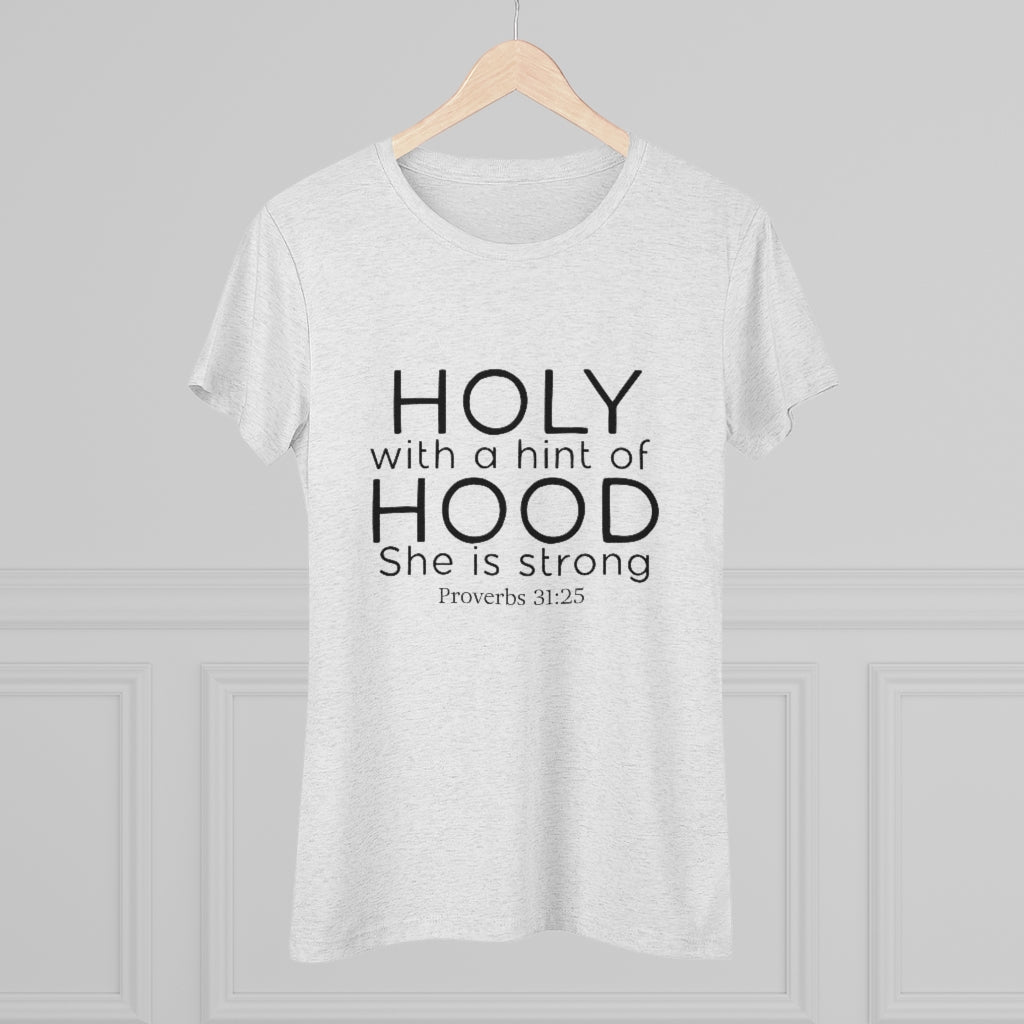 Holy W/ Hood Tee