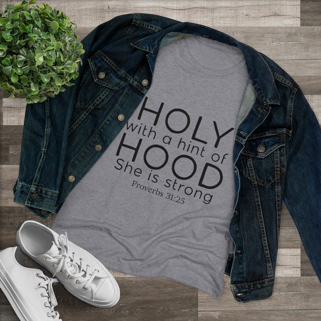 Holy W/ Hood Tee