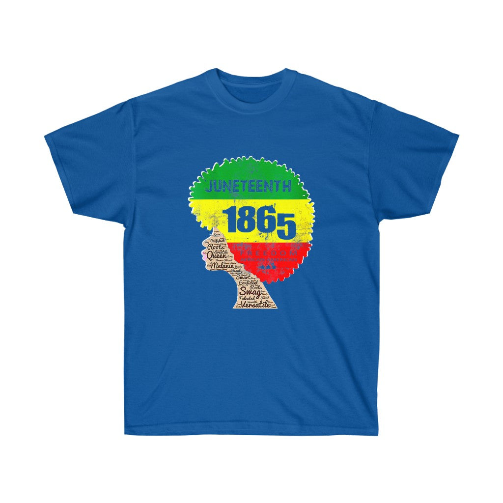 Lady w/ Afro Cotton Tee