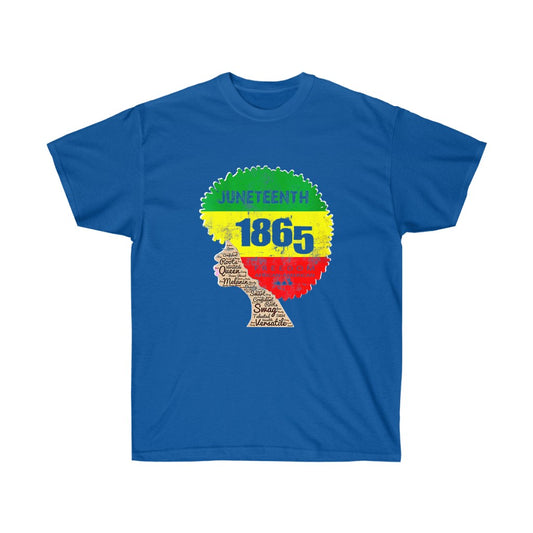 Lady w/ Afro Cotton Tee