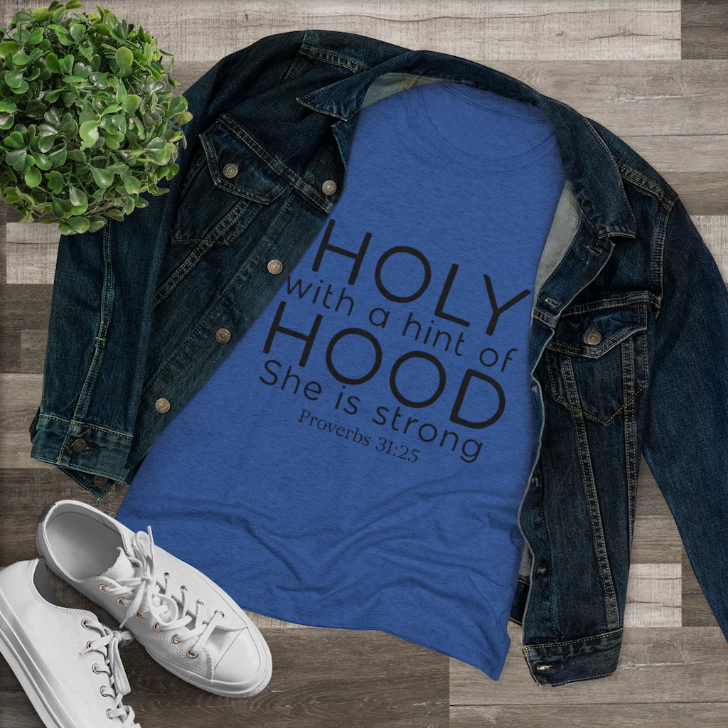 Holy W/ Hood Tee