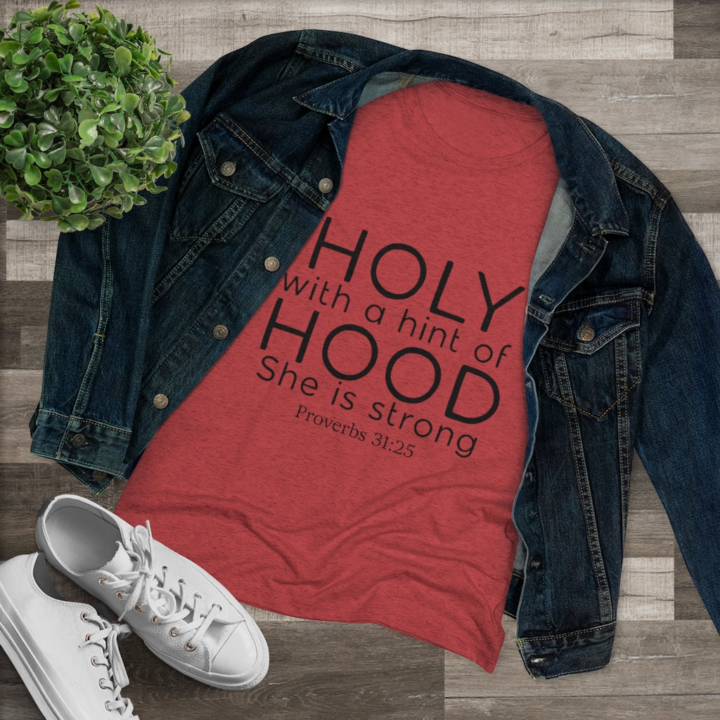 Holy W/ Hood Tee