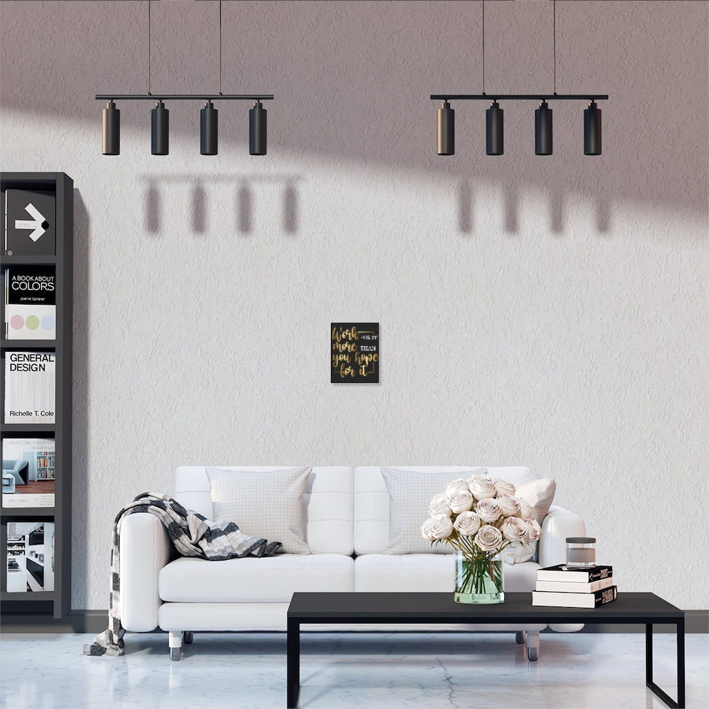 Work for It Satin Canvas