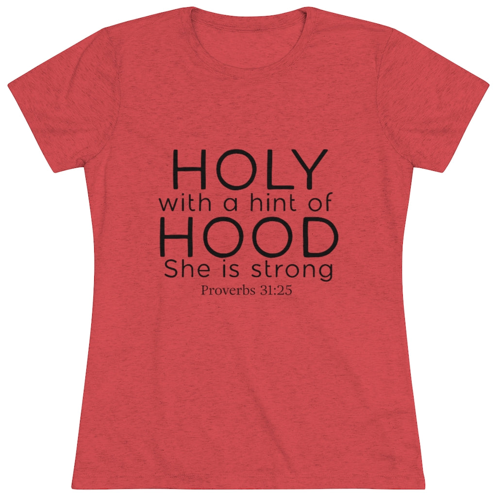 Holy W/ Hood Tee