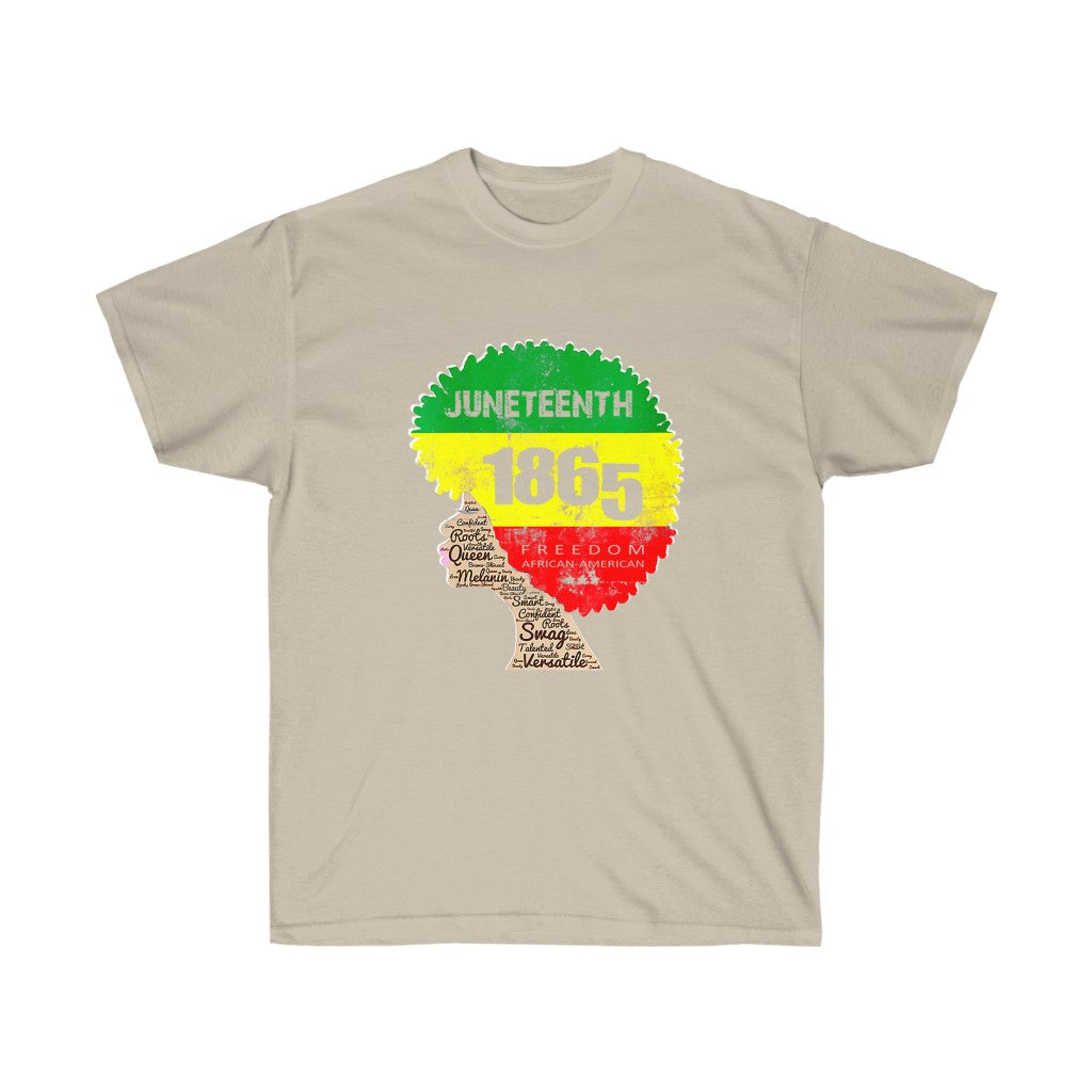 Lady w/ Afro Cotton Tee