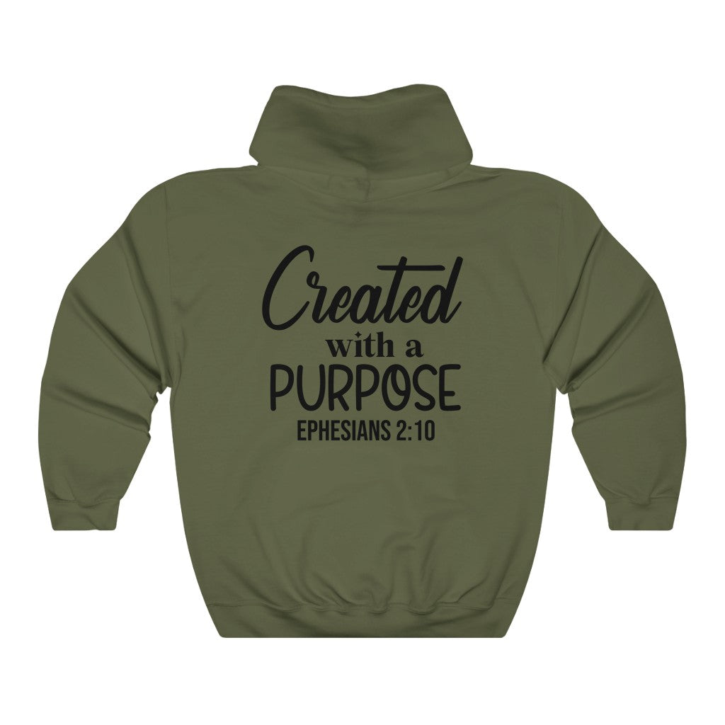 Created with a Purpose Hooded Sweatshirt