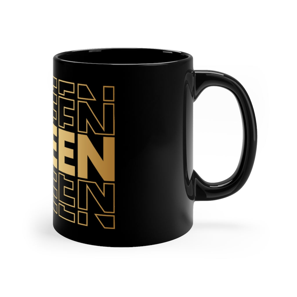 Queen Black Mug