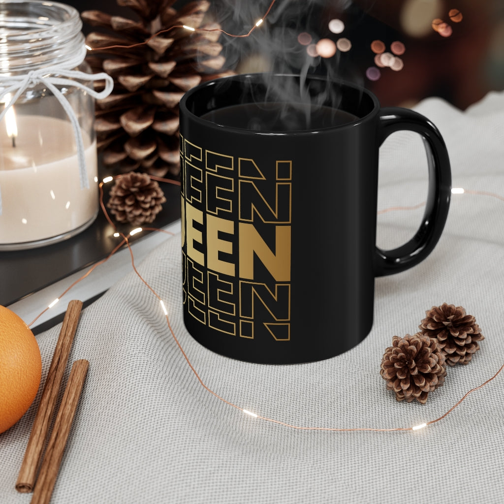 Queen Black Mug
