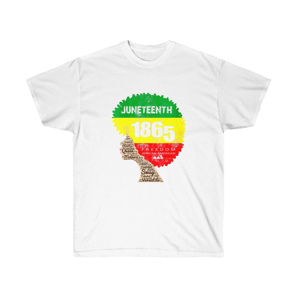 Lady w/ Afro Cotton Tee