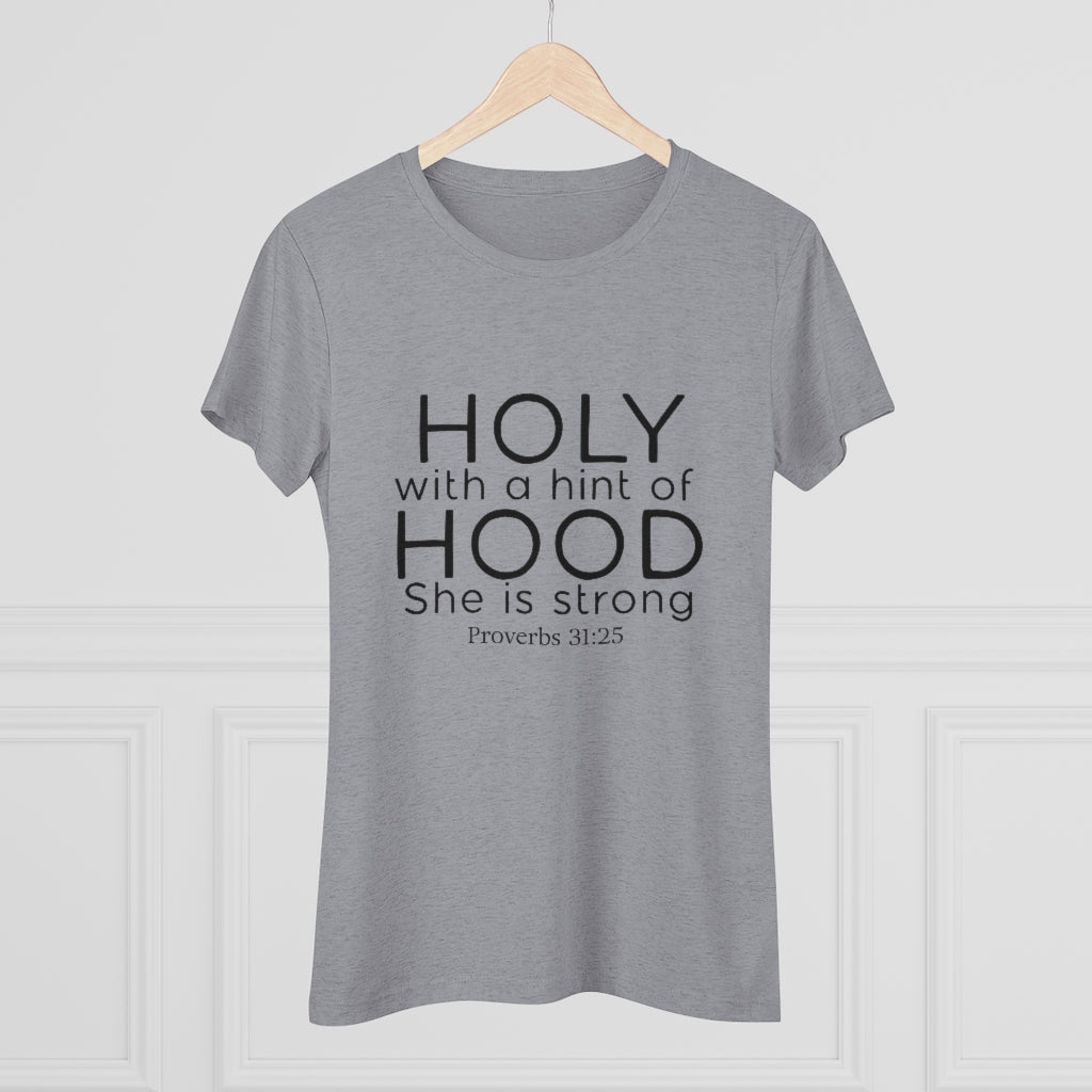 Holy W/ Hood Tee