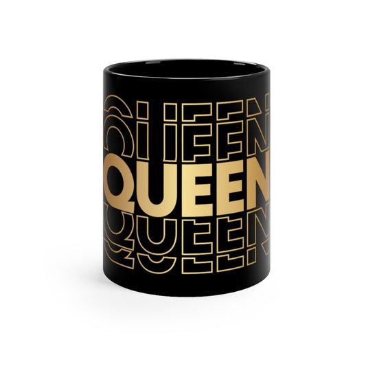 Queen Black Mug