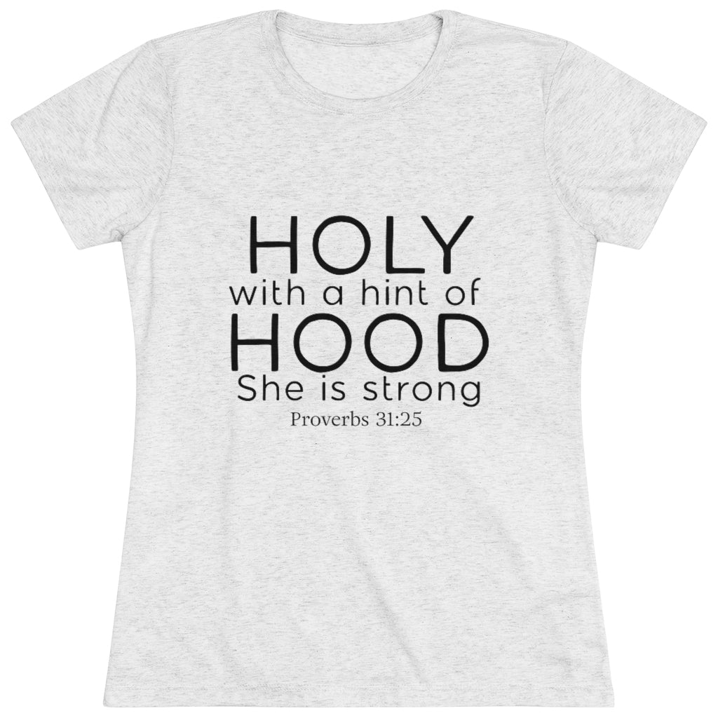 Holy W/ Hood Tee