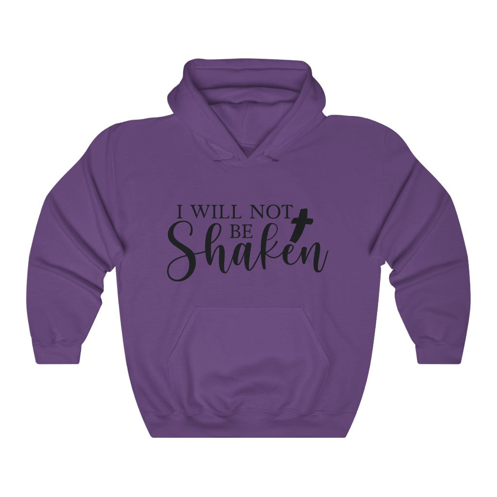Not Be Shaken Unisex Hooded Sweatshirt