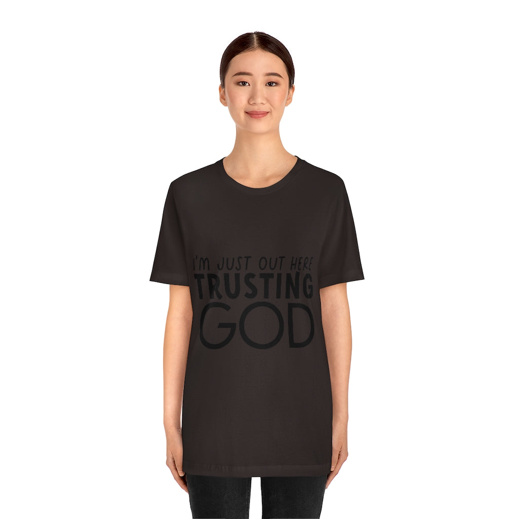 Trusting God Unisex Jersey Short Sleeve Tee
