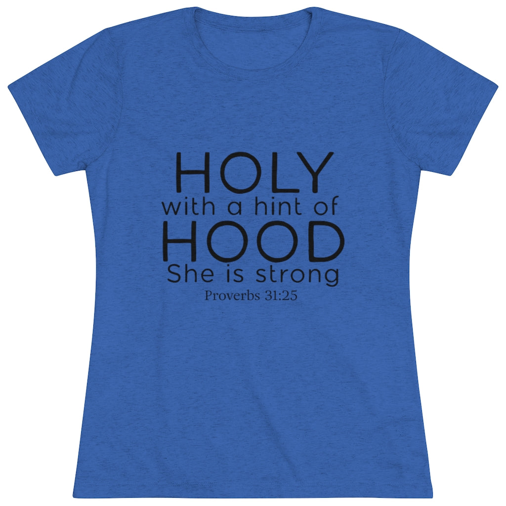 Holy W/ Hood Tee
