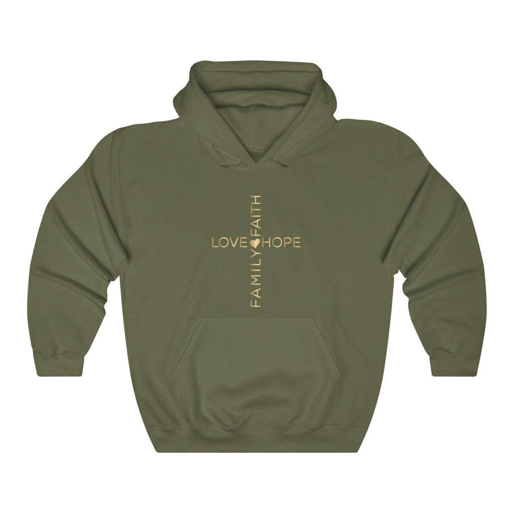 Family Faith Unisex Hooded Sweatshirt