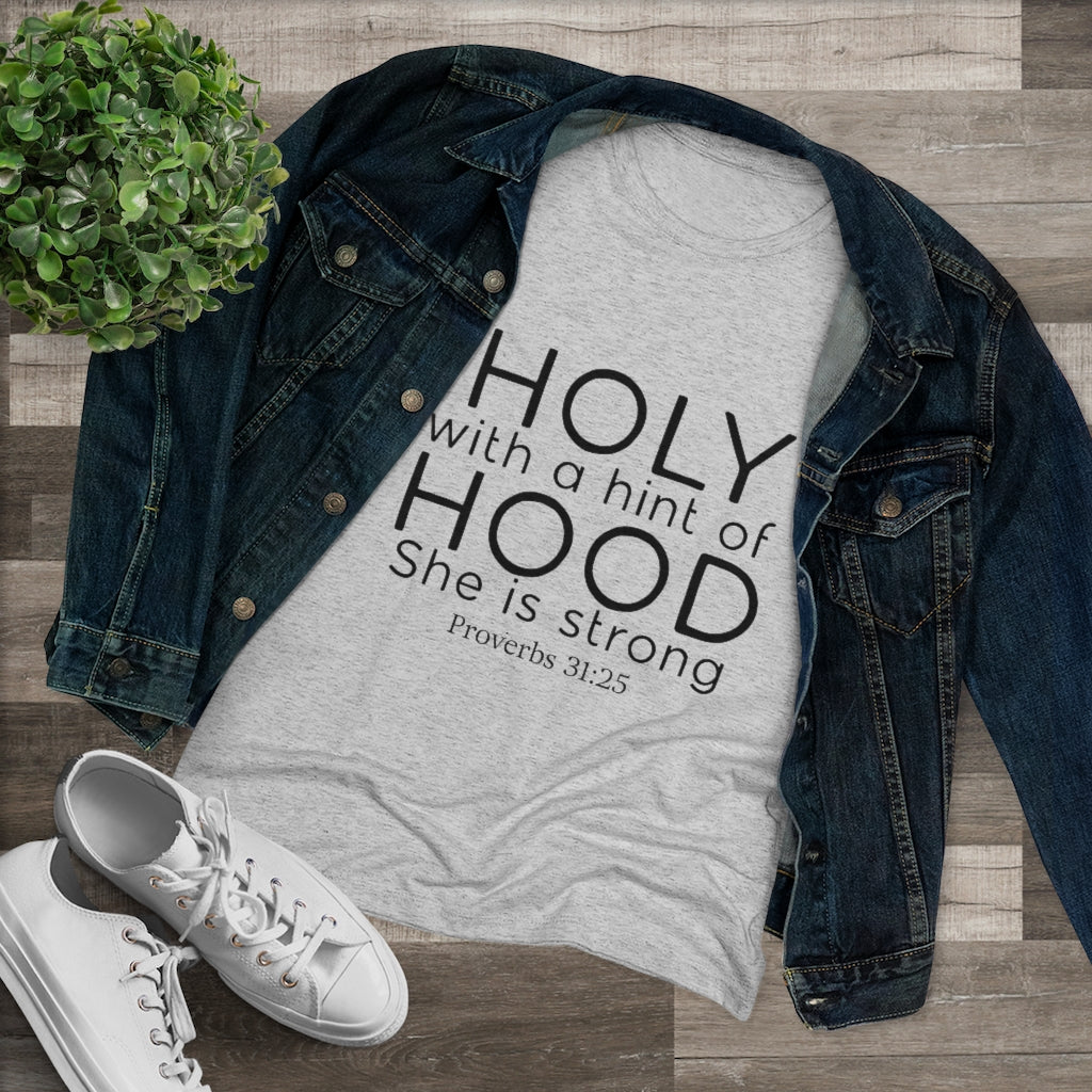 Holy W/ Hood Tee