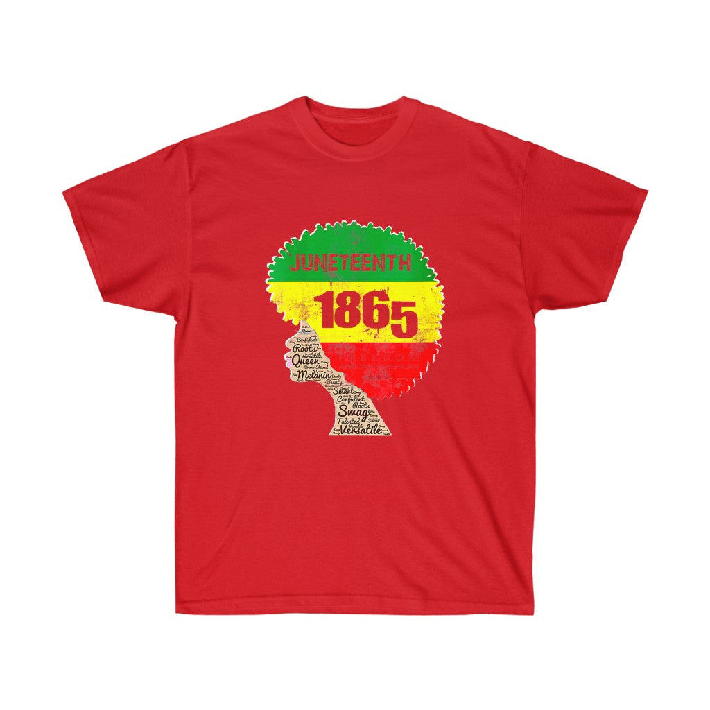 Lady w/ Afro Cotton Tee