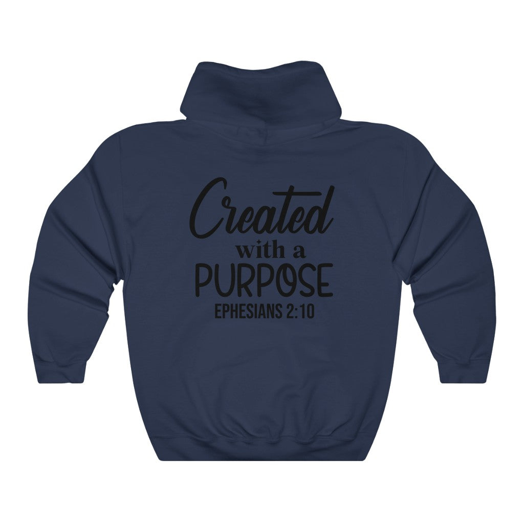 Created with a Purpose Hooded Sweatshirt