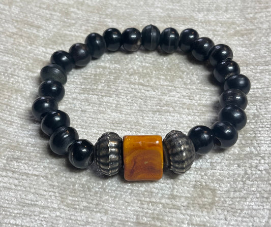Brown and Black Wood bracelet