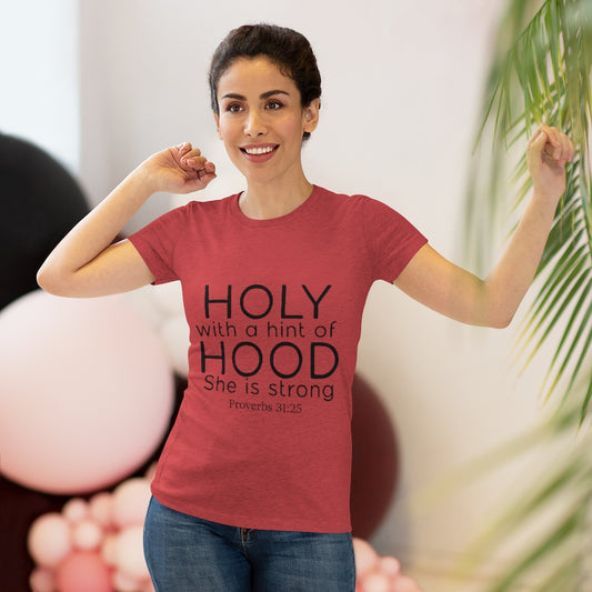 Holy W/ Hood Tee