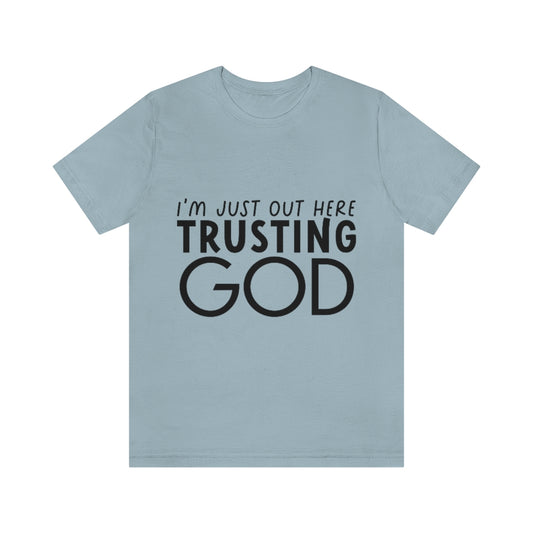 Trusting God Unisex Jersey Short Sleeve Tee